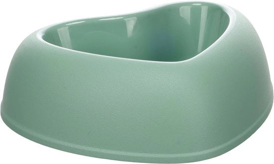 Pandoro - Bicchiere da Cibo e da Bevanda a Forma di Cuore, Verde | 250 ml | Antiscivolo & Stile per Animali Domestici!