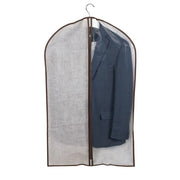 Trade Shop - Copriabito Porta Abito Custodia Per Abiti Giacche Con Cerniera 60 X 100 Cm Salvaspazio -