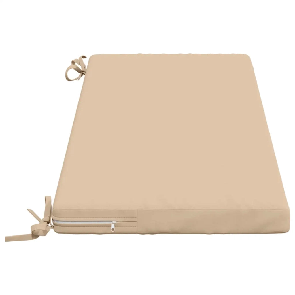 Cuscini per Panchina a 2 Pezzi SOEST 2 pz 100% Poliestere Crema 948813
