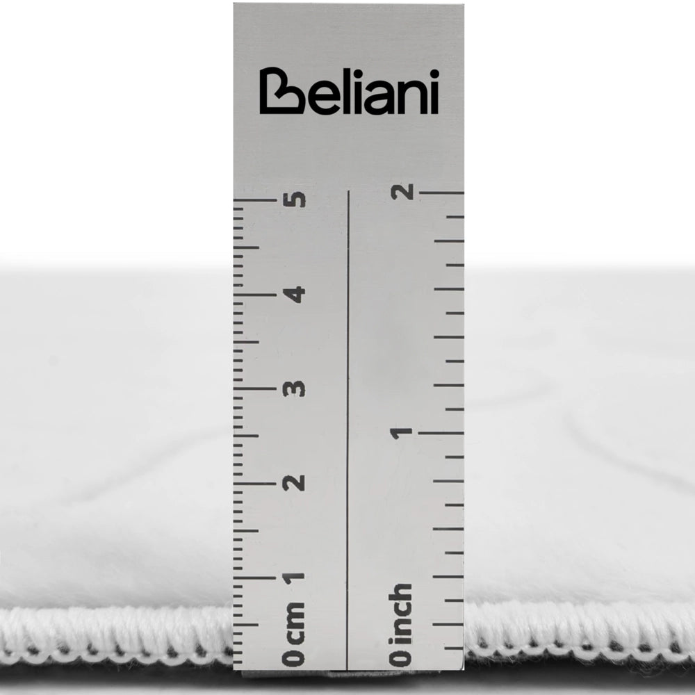 Tappeto Rotondo Grigio chiaro in Tessuto Jacquard ø 160 cm