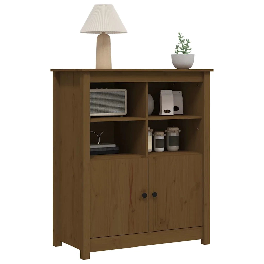 Credenza Miele 83x41,5x100 cm in Legno Massello di Pino cod mxl 25766