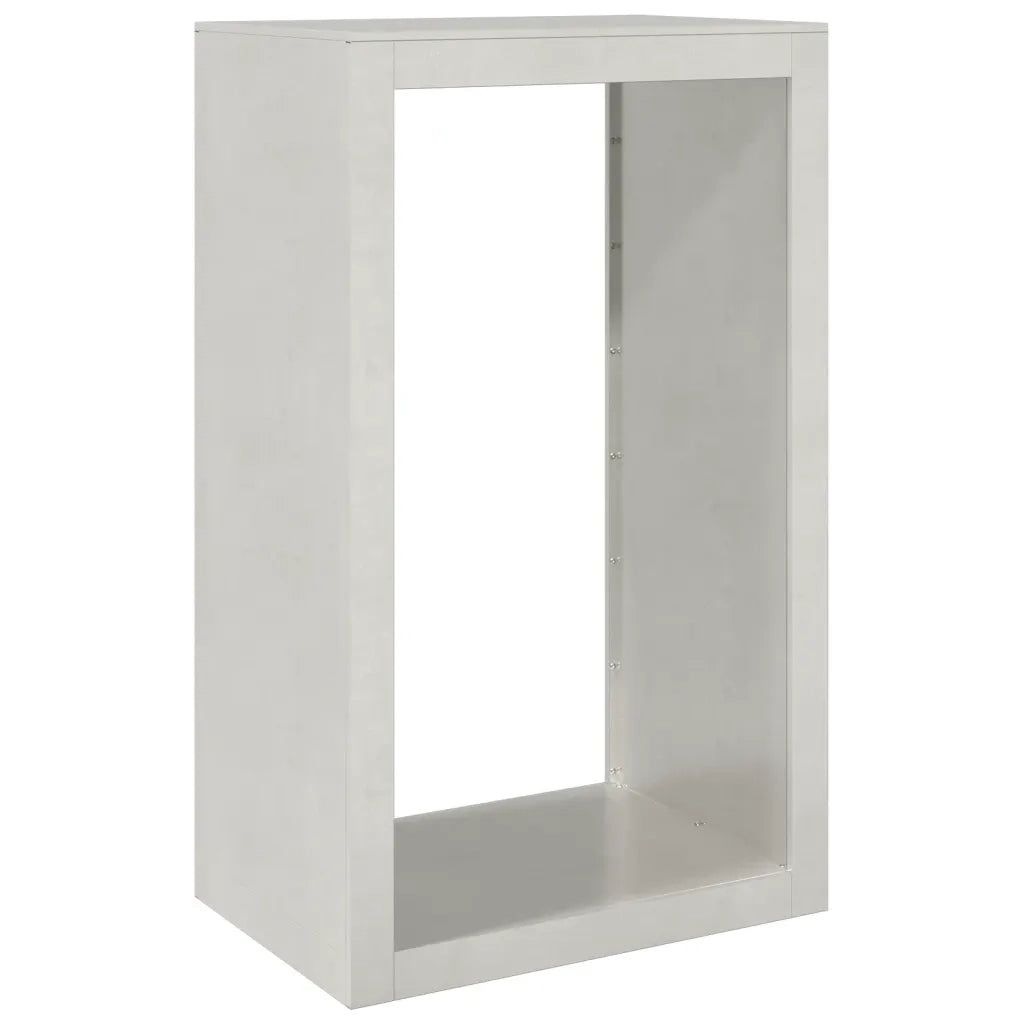 Rastrelliera per Legna da Ardere-Portalegna 60x40x100 cm in Acciaio Inox