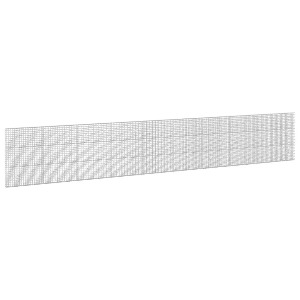 Gabione con filo da 5 mm e rete da 5x5 cm 950x10x150 cm 3464005