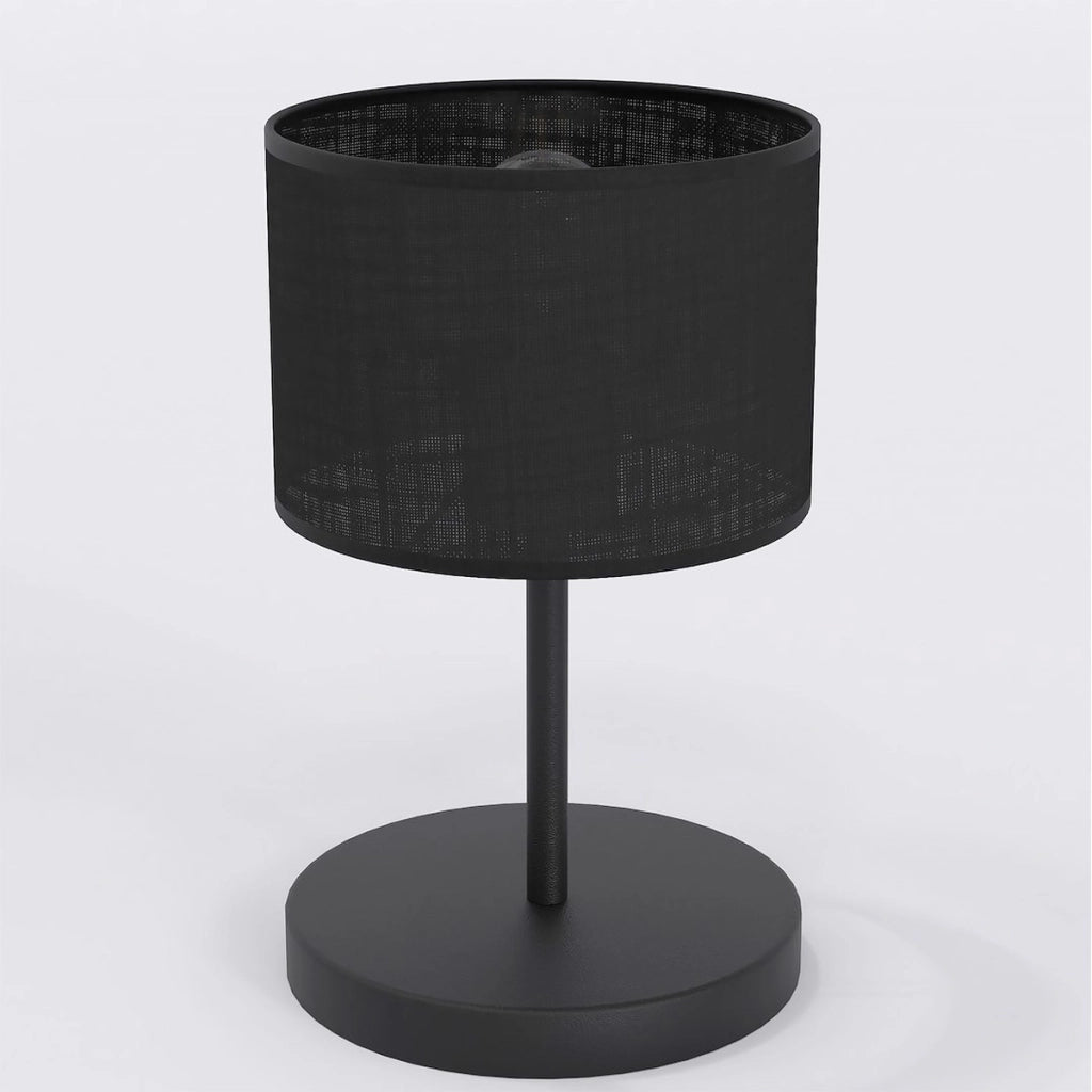 Lampada da tavolo ECO in acciaio nero