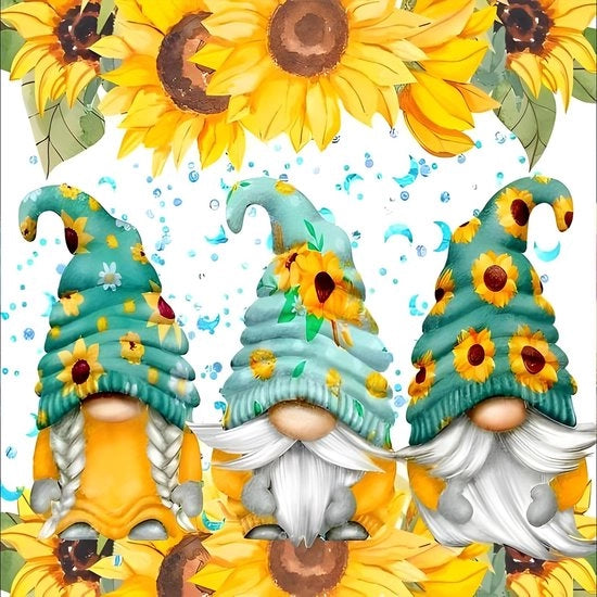 Kit di pittura a diamanti 5D - Fattoria/Flora - Kit DIY - Intero set di punzoni - Adatto per principianti - Tela di alta qualità con pellicola protettiva - Arte a diamanti