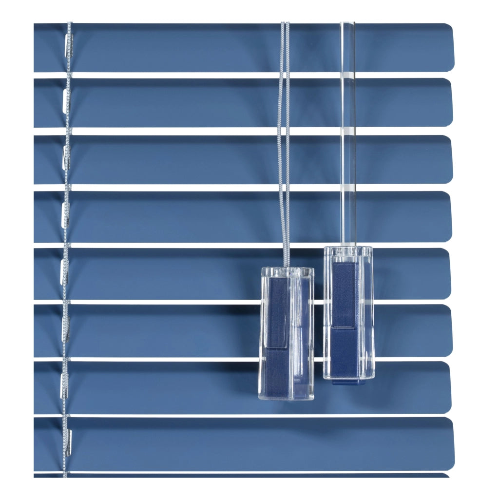 VIEWTEX Veneziana in alluminio  25mm azzuro  100 X 250cm - Made in Europe - 5 anni di garanzia