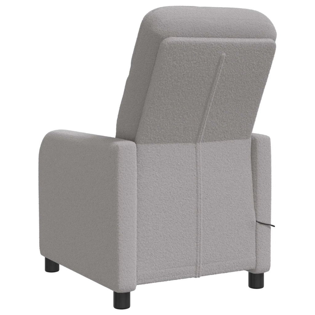 Divano Sedia-Poltrona Massaggiante Grigio Chiaro Boucl¨¦