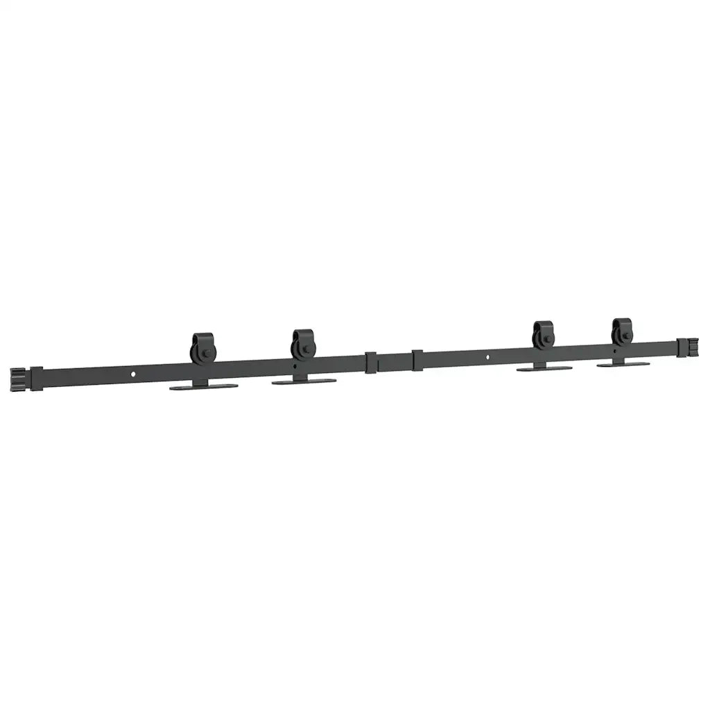 vidaXL Kit Anta Scorrevole per Armadio 122 cm in Acciaio al Carbonio