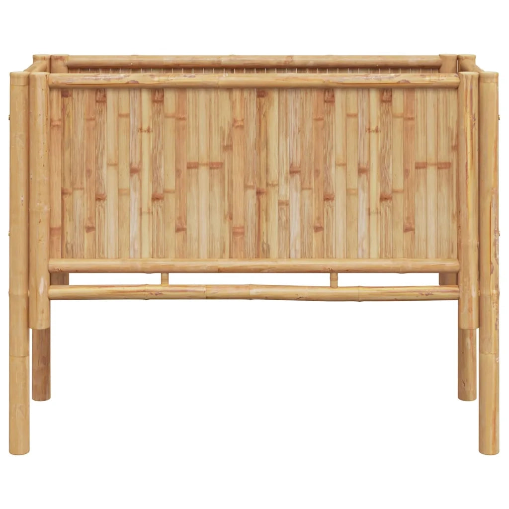 Fioriere | Cassetta per fiori | Letto Rialzato Marrone 90 x 35 x 70 cm Bamb¨´
