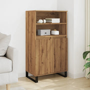 Credenza Rovere Artigianale 60x36x110 cm in Legno Multistrato