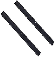 Due pezzi di labbro in gomma 35cm con lamina di silicio per sostituire labbro di detersivo (nero)