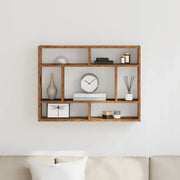 Mensola a Muro Legno Antico 75x16x55 cm in Legno Multistrato 862045