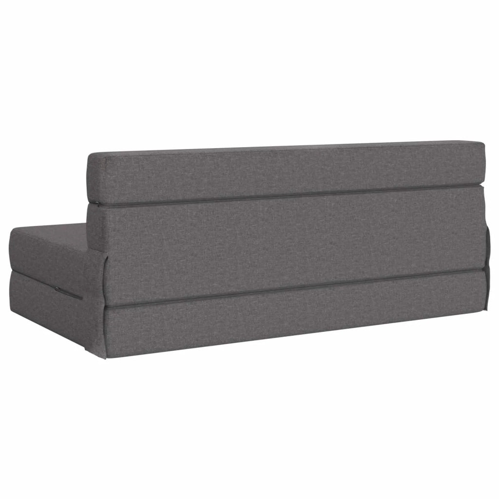 Divano letto | Sof¨¤ letto | Letto singolo Pieghevole Grigio Chiaro 152 x 86,5 x 60 cm
