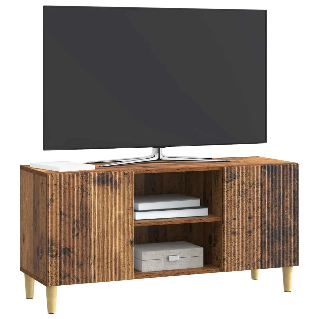 Mobile TV Legno antico 102 x 34,5 x 50 cm Legno ingegnerizzato
