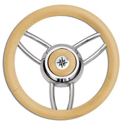 RUOTA TIMONE T26 BEIGE Ø MM.350