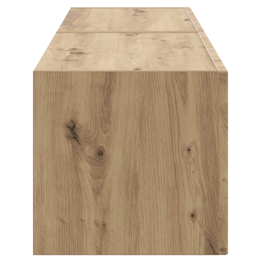 Mobile TV da parete 2 pcs Rovere Artigianale 60 x 31 x 29,5 cm