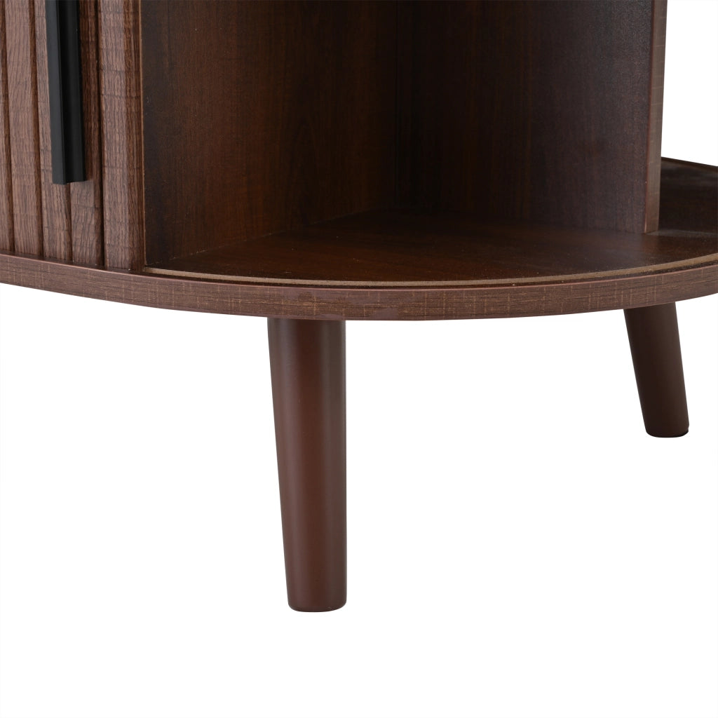 TAVOLO SALOTTO Alzabile 120x50x39,5 cm MDF Noce con vano contenitore