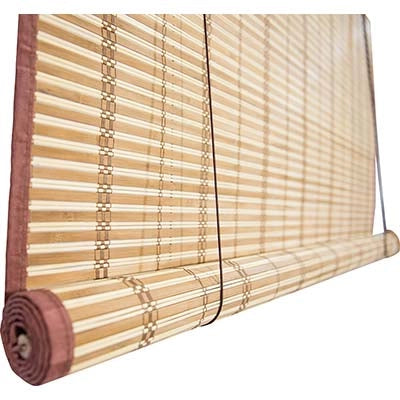 TAPPARELLA MIDOLLINO NATURALE  BORDATA + CARRUCOLE CM 120 H.CM 250