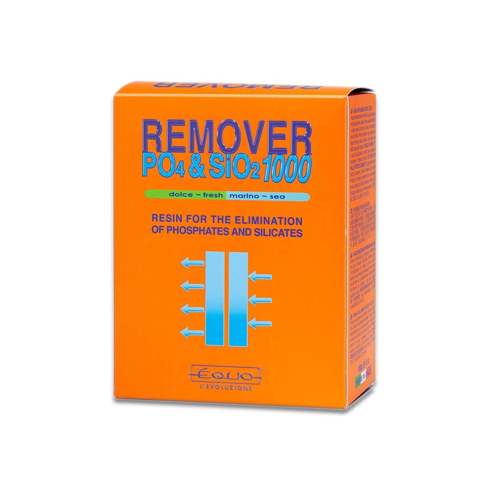 EQUO Remover PO4 & SIO2 - Resina per eliminare Fosfati e Silicati in Acqua Dolce o Marina Formato: 1 Kg