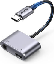 Adattatore USB C per Cuffie con Funzione di Ricarica - 2 in 1 Splitter da Type C a 3.5mm