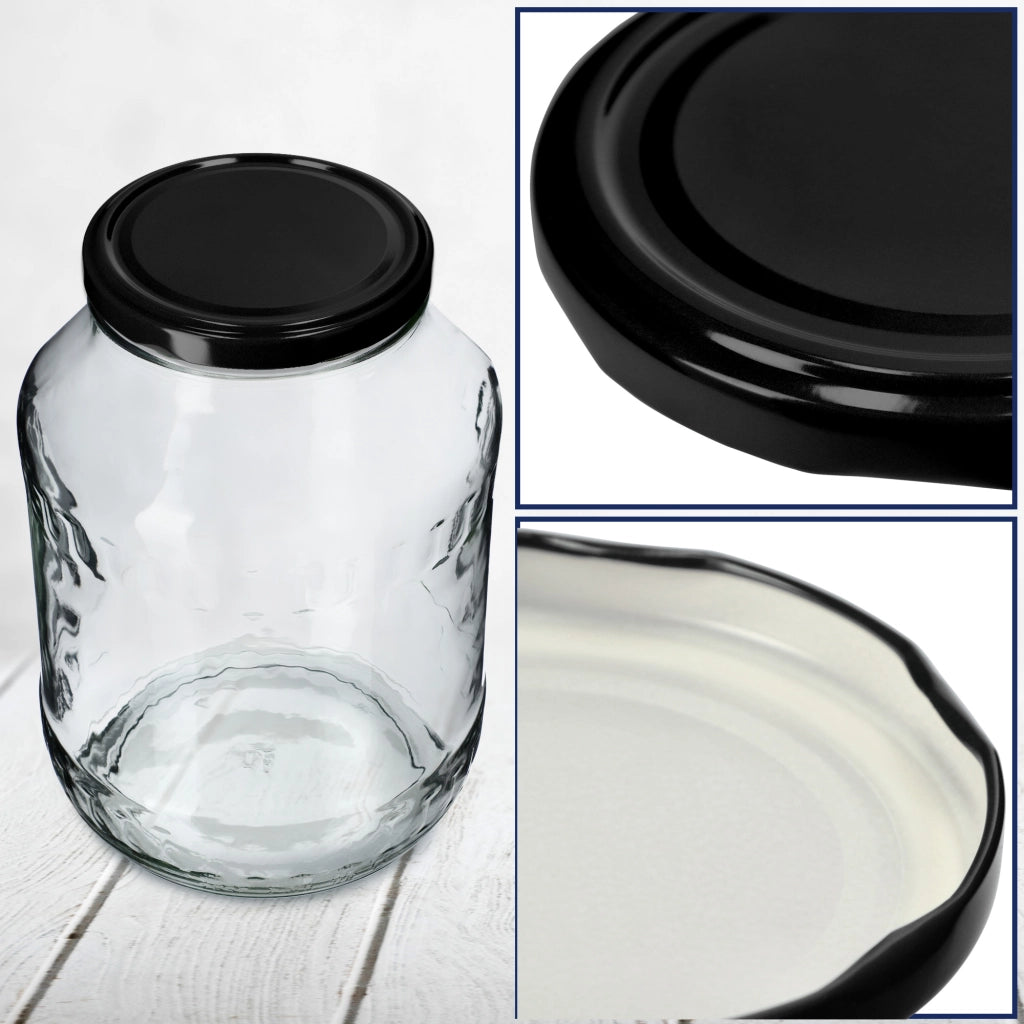 KADAX 50x Tappi Coperchi per Barattoli Fi 89 Tappi Tappi per Barattoli