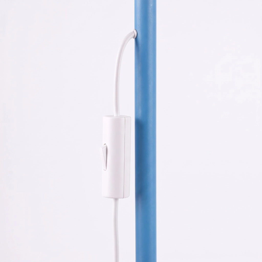 Lampada da terra RAYO 1 azzurra