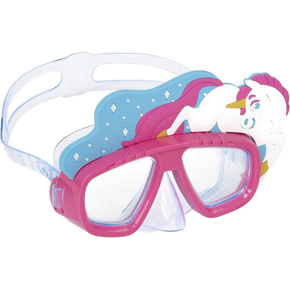 Trade Shop - Maschera Subacquea Per Bambini Con Animaletti 3+ Anni 3 Fantasie Assortite 22064 -