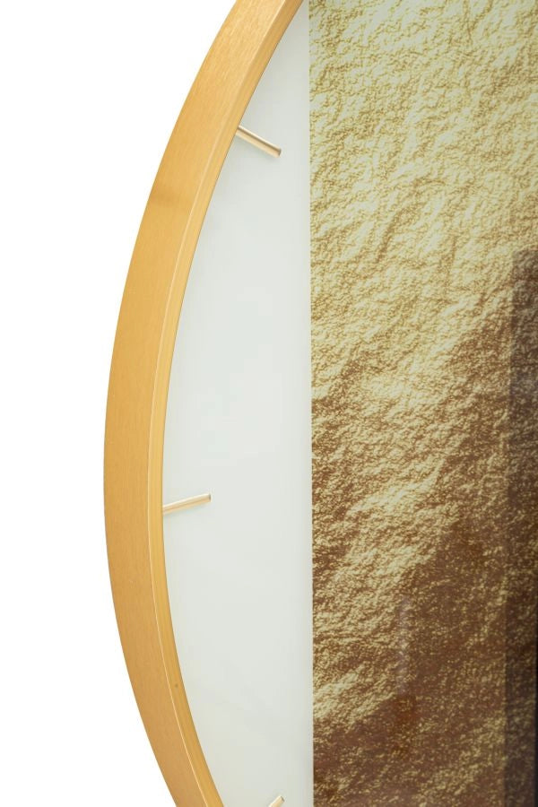 Orologio da Parete Motif 5x80x5 cm in Vetro MDF e Metallo Multicolor