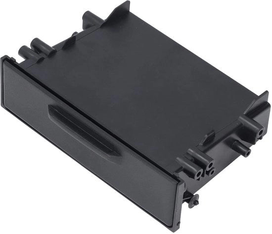 Organizzatore di interni per auto 1DIN - Box multifunzionale per auto - Scomparto aggiuntivo di stoccaggio - Kit di emergenza - Adattatori di ricarica - Strumenti - Organizzatore di auto