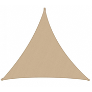 Vela ombreggiante tessuto triangolare sabbia cm 200x200x300