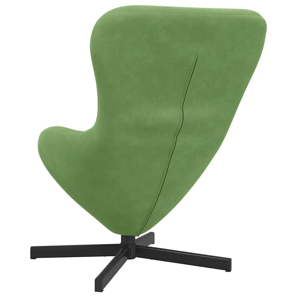 Divano Sedia-Poltrona uovo Verde chiaro 63 x 73 x 90 cm Velluto