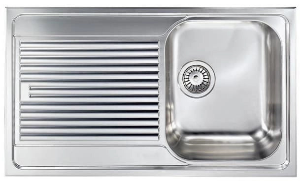 CM Zenith plus 86 x 50 1V Lavello montato su piano Rettangolare Acciaio inossidabile