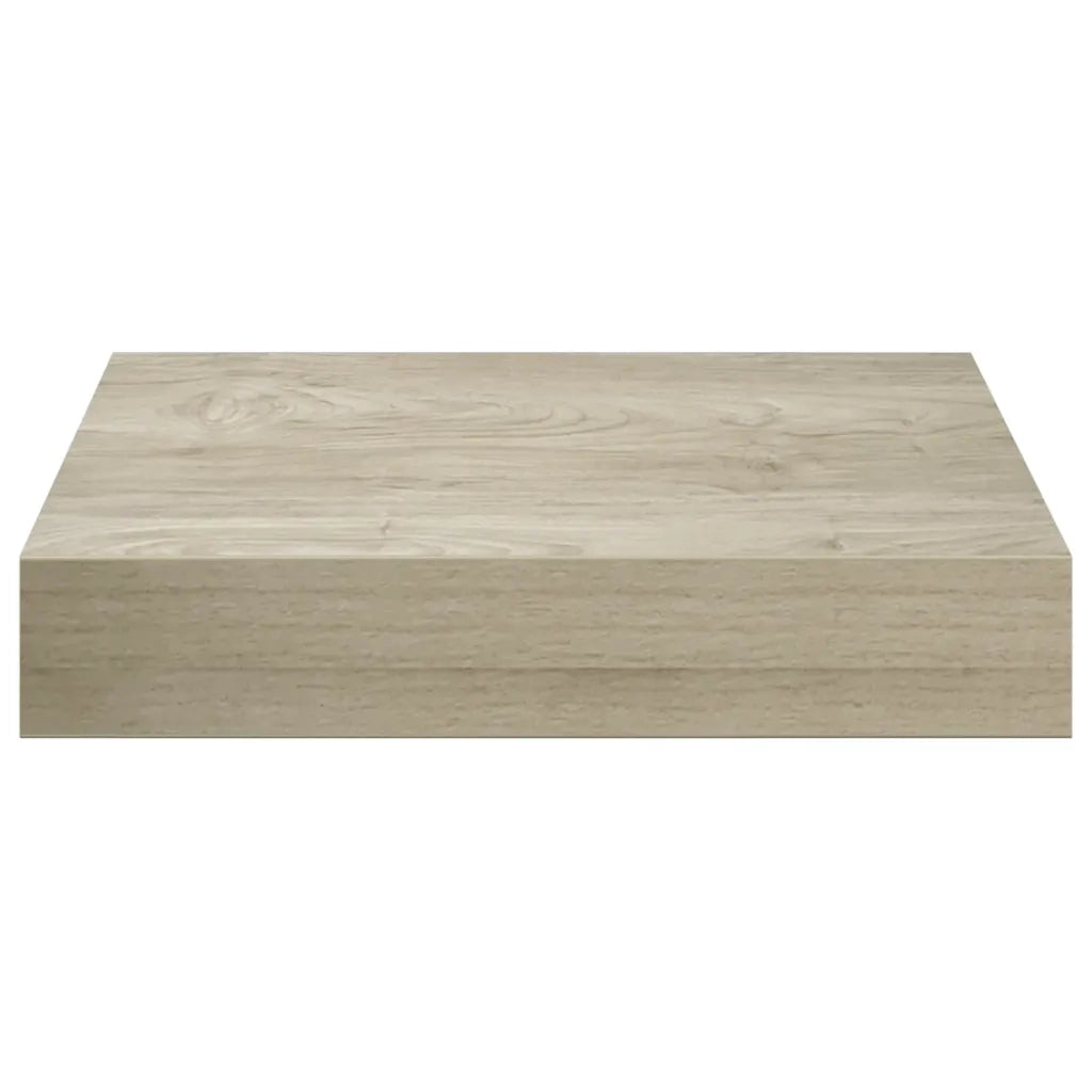 Mensole a Muro 2 pz Rovere 23x23,5x3,8 cm in MDF cod mxl 52571