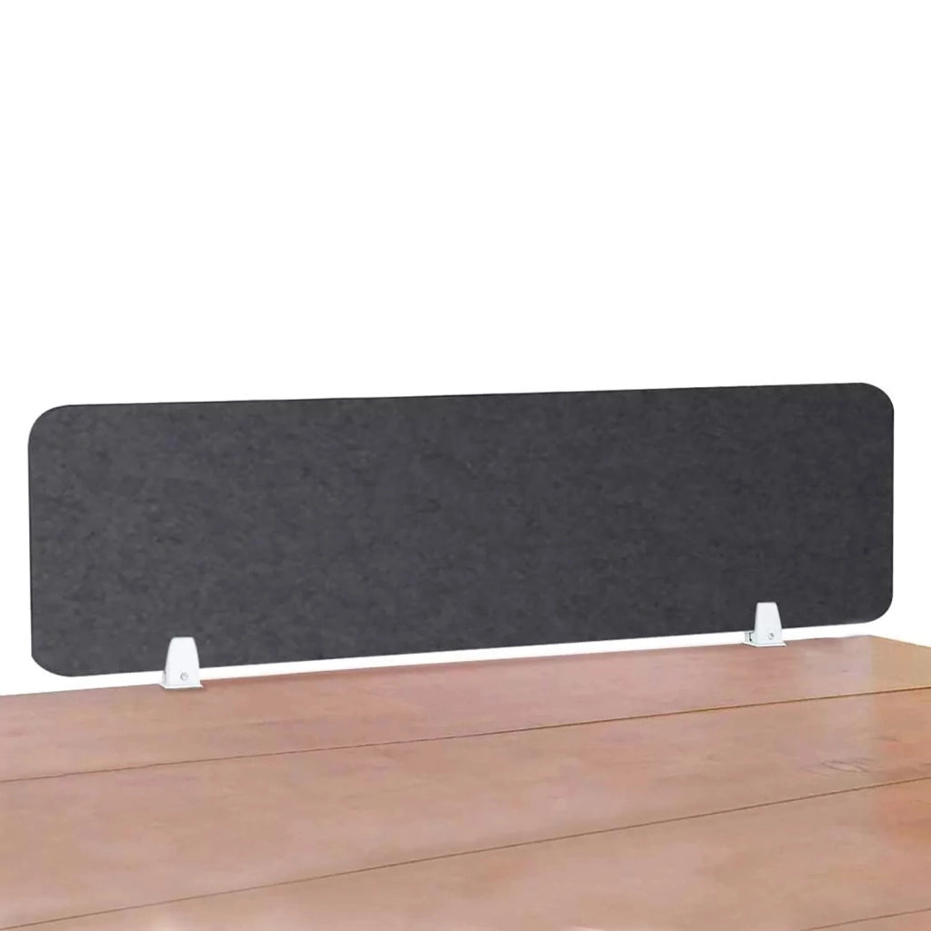 Pannello Fonoassorbente da Banco 140x45 cm Coppia di Morsetti Regolabili da Banco Finitura Antracite