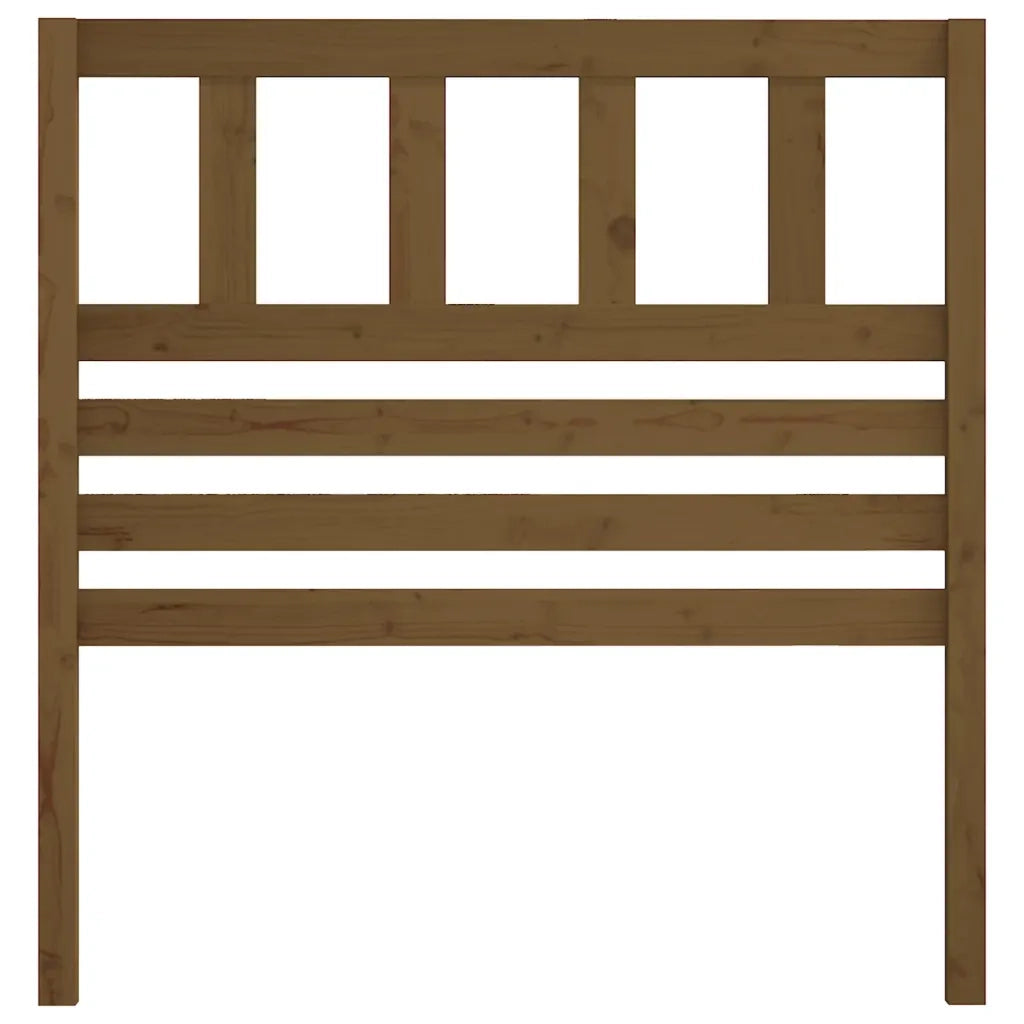 Testiera per Letto Miele 106x4x100 cm in Legno Massello di Pino cod mxl 29898