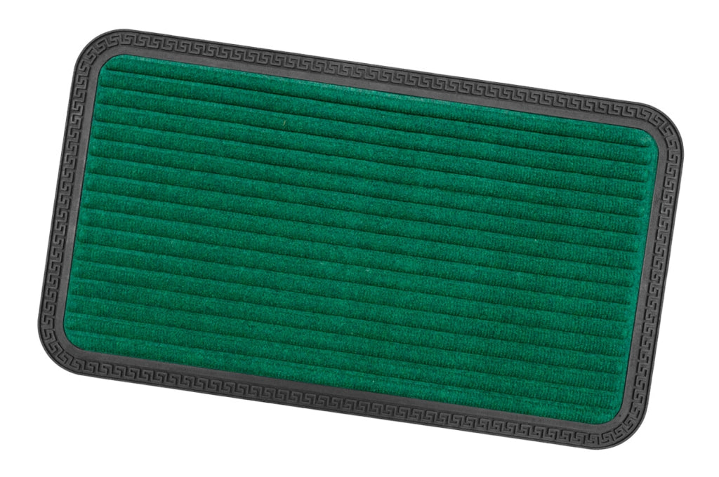 Zerbino Ingresso Antiscivolo Robusto Assorbente Tappeto Gommato Asciugapassi Verde 40x60 cm