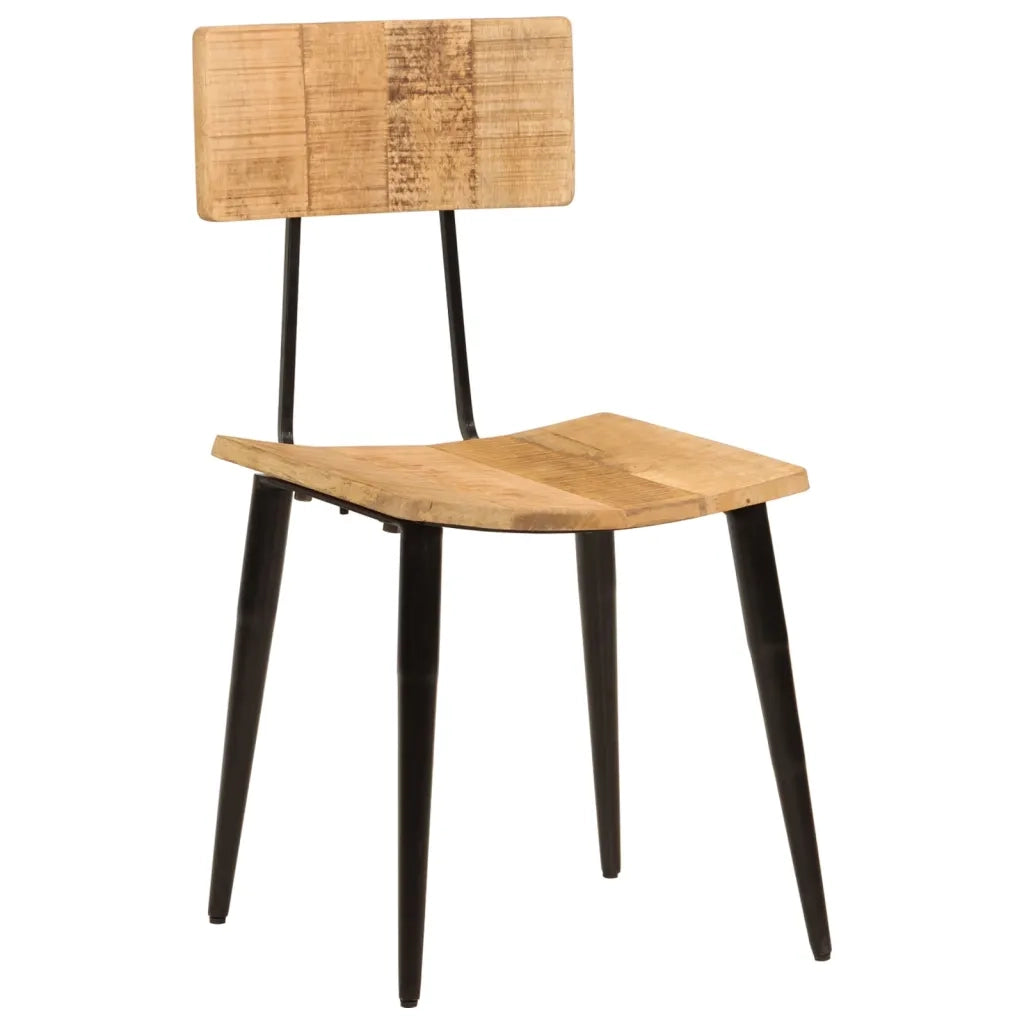 Sedie da Pranzo 2 pz 44x40x80 cm Legno Massello di Mango cod mxl 14870