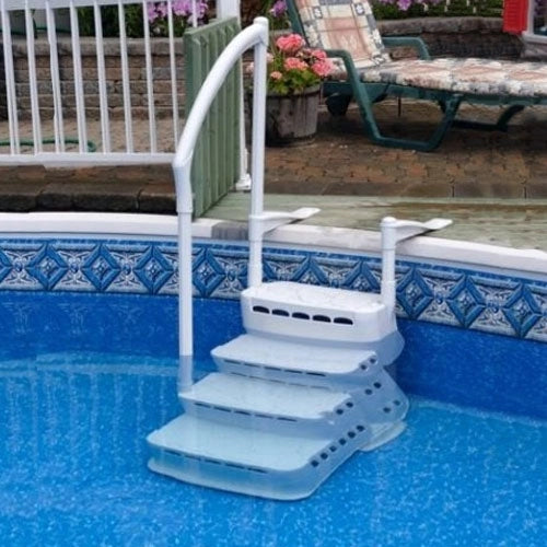 Scaletta amovibile antiscivolo AQUALUX per piscina
