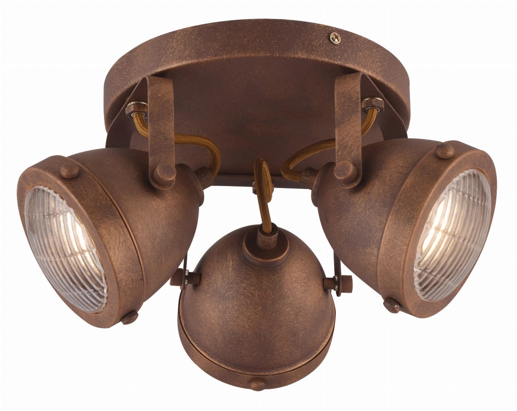 Plafoniera Candellux Frodo 98-71095 ruggine 3xGU10