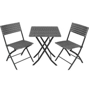 Set di mobili da giardino grigio per 2 persone 2108099