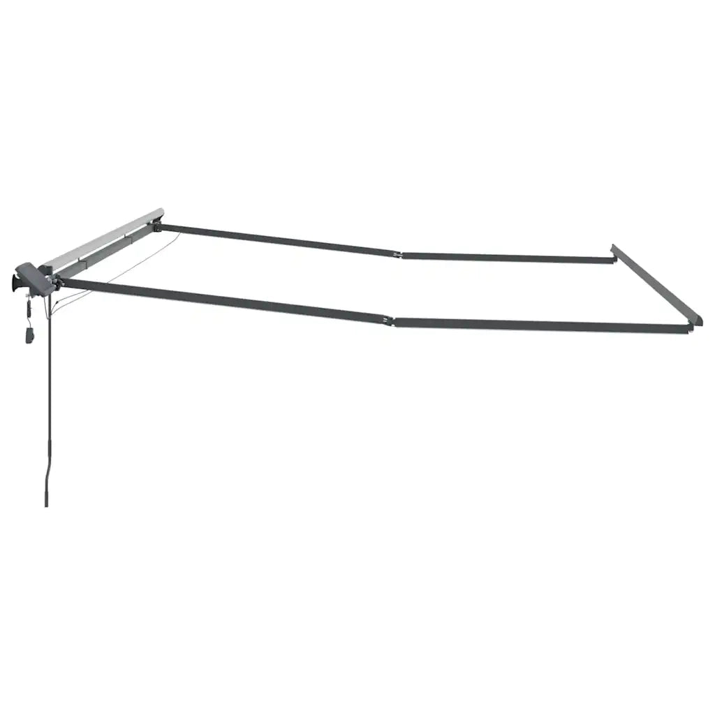 vidaXL Tenda da Sole con Antracite 5 x 3 m Metallo