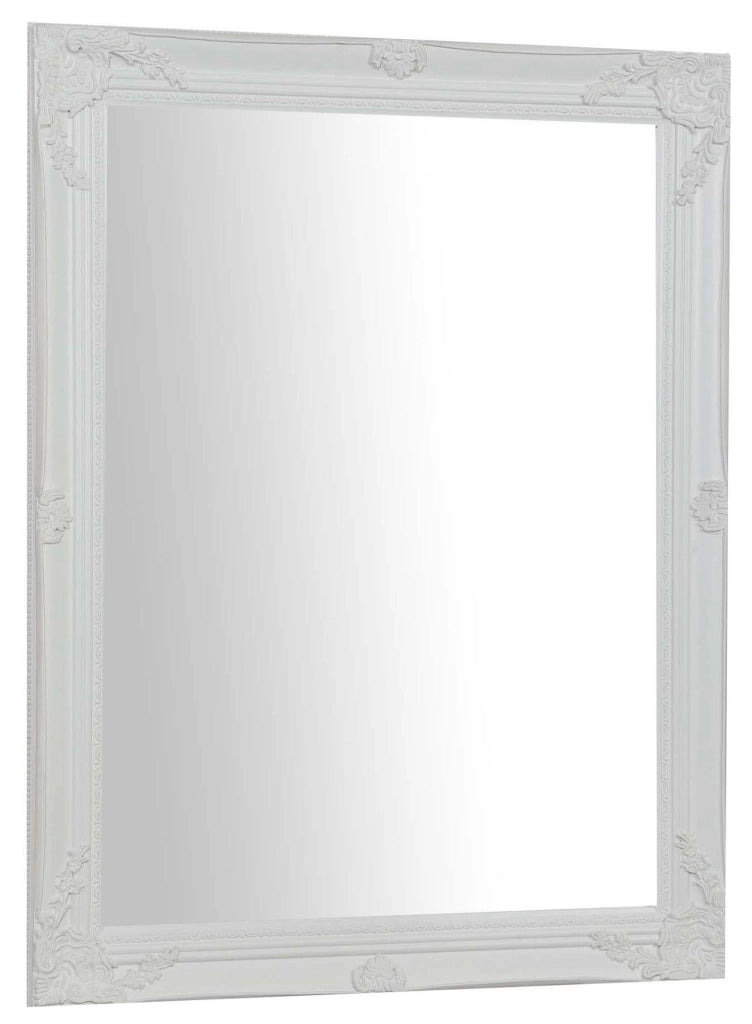 Biscottini Specchiera da appendere verticale/orizzontale L62xPR3xH82 cm finitura bianco anticato.