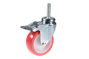 Ruota In Nylon Con Perno E Freno Diametro 50 - Masidef