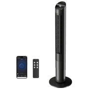 Ventilatore Torre 116 cm ¨C zephmum ¨C Nero, WiFi App Controllo