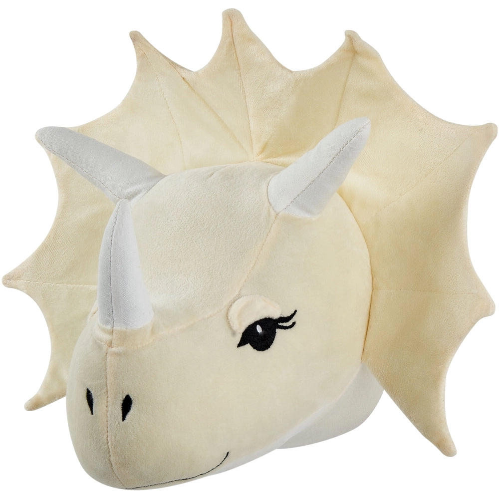 Giocattolo appeso dinosauro in cotone beige per la decorazione della stanza dei bambini in peluche