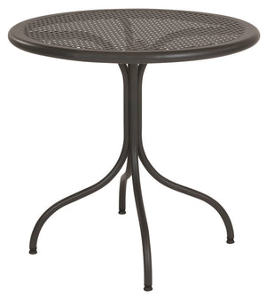 Tavolo da Giardino Ø80x75 cm in Acciaio RD Italia Bistro D80 Rete Antracite