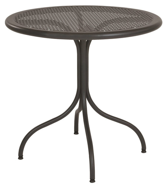 Tavolo da Giardino Ø80x75 cm in Acciaio RD Italia Bistro D80 Rete Antracite