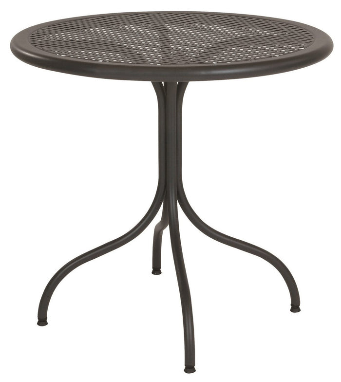 Tavolo da Giardino Ø80x75 cm in Acciaio RD Italia Bistro D80 Rete Antracite