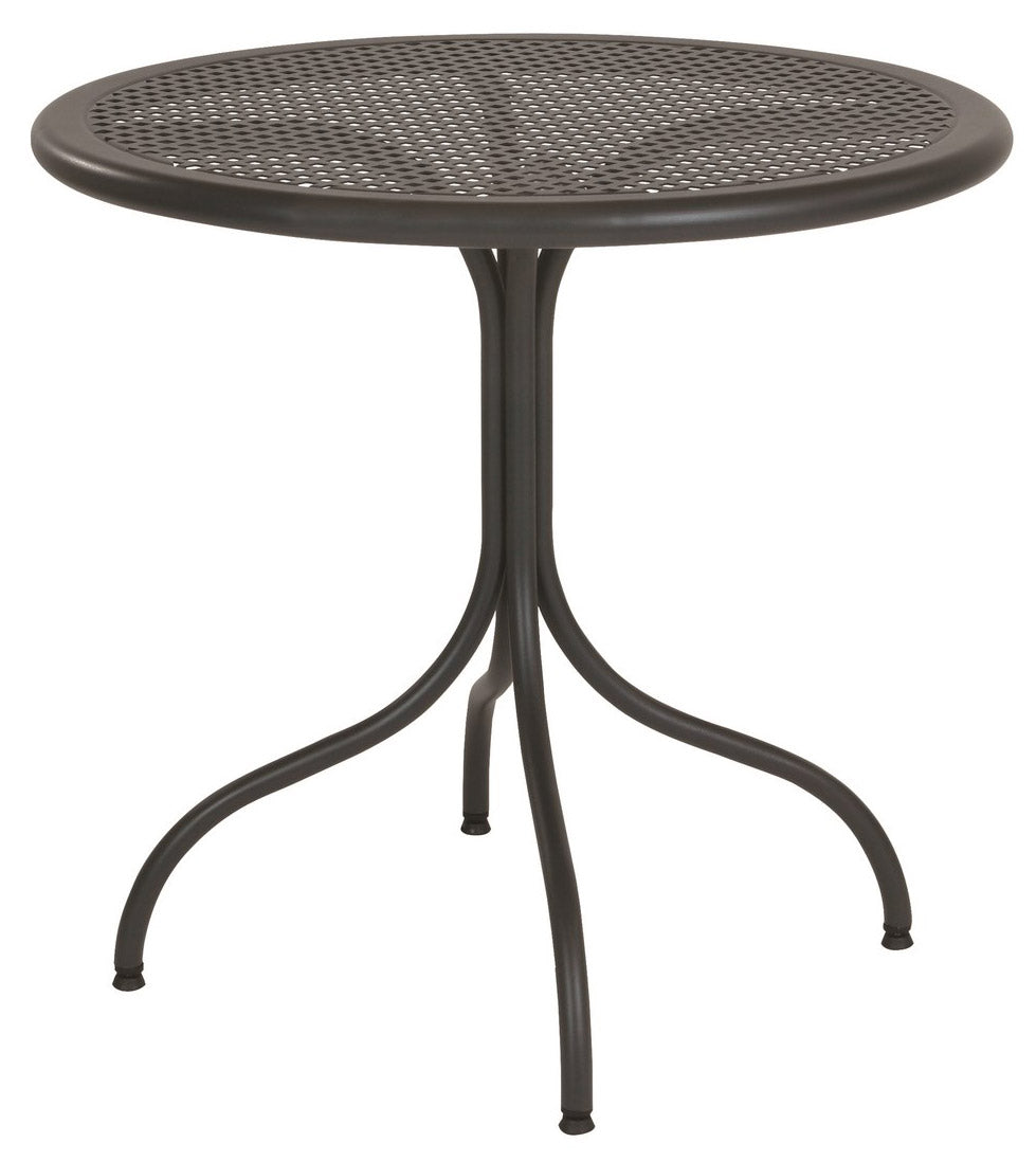 Tavolo da Giardino Ø80x75 cm in Acciaio RD Italia Bistro D80 Rete Antracite
