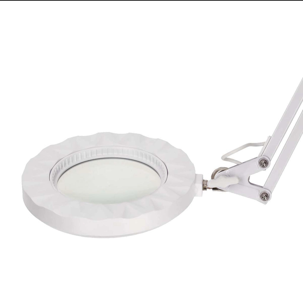 Lampada di ingrandimento a LED da 6W 700lm 6500K con morsetto di montaggio Bianco Nedis